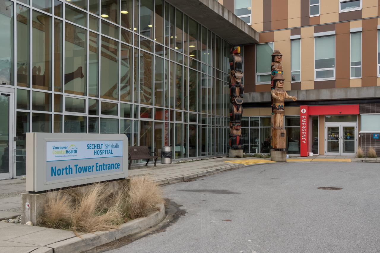 Sechelt Hospital exterior