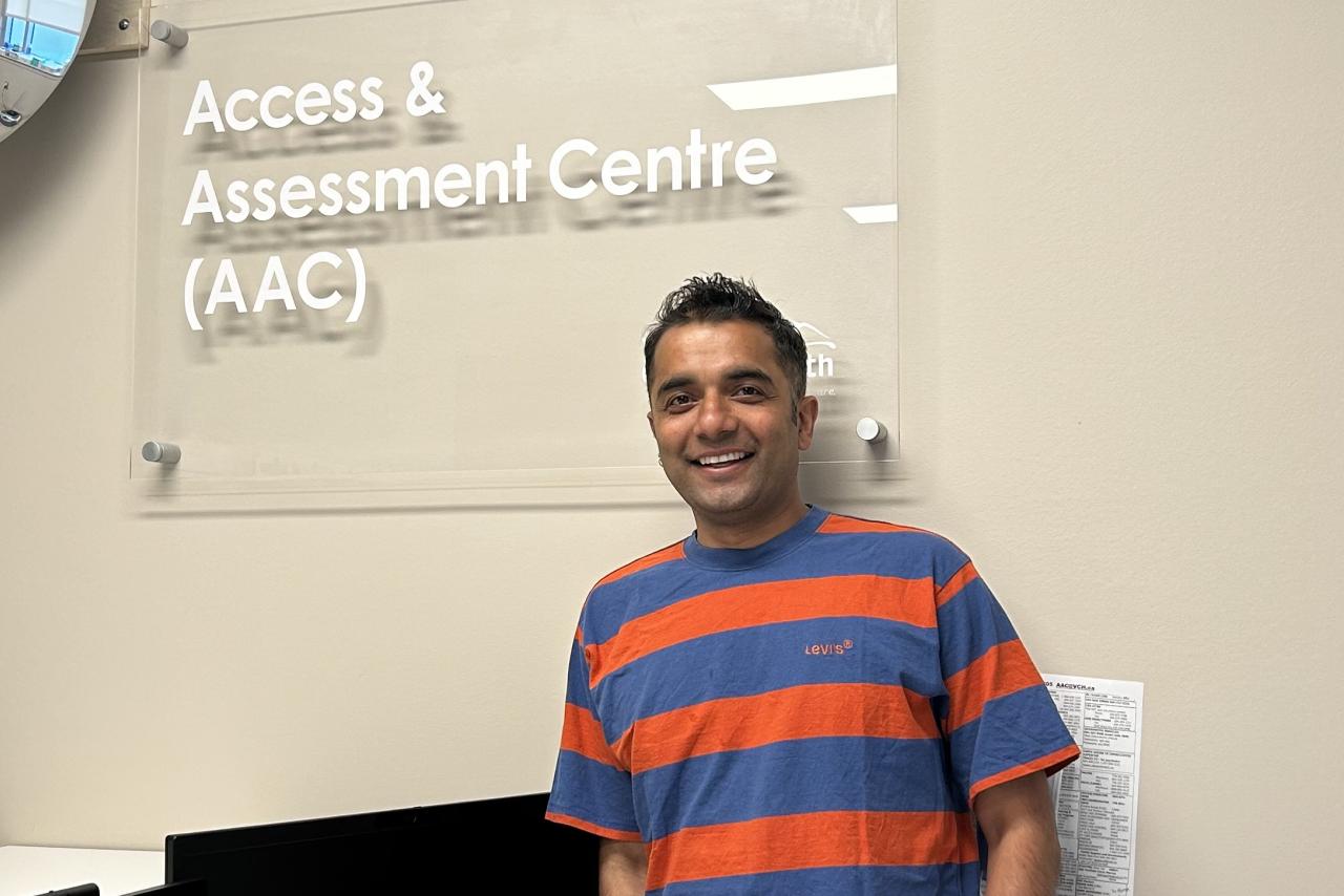 Arjun Adihikari, Social Worker at the Access & Assessment Centre