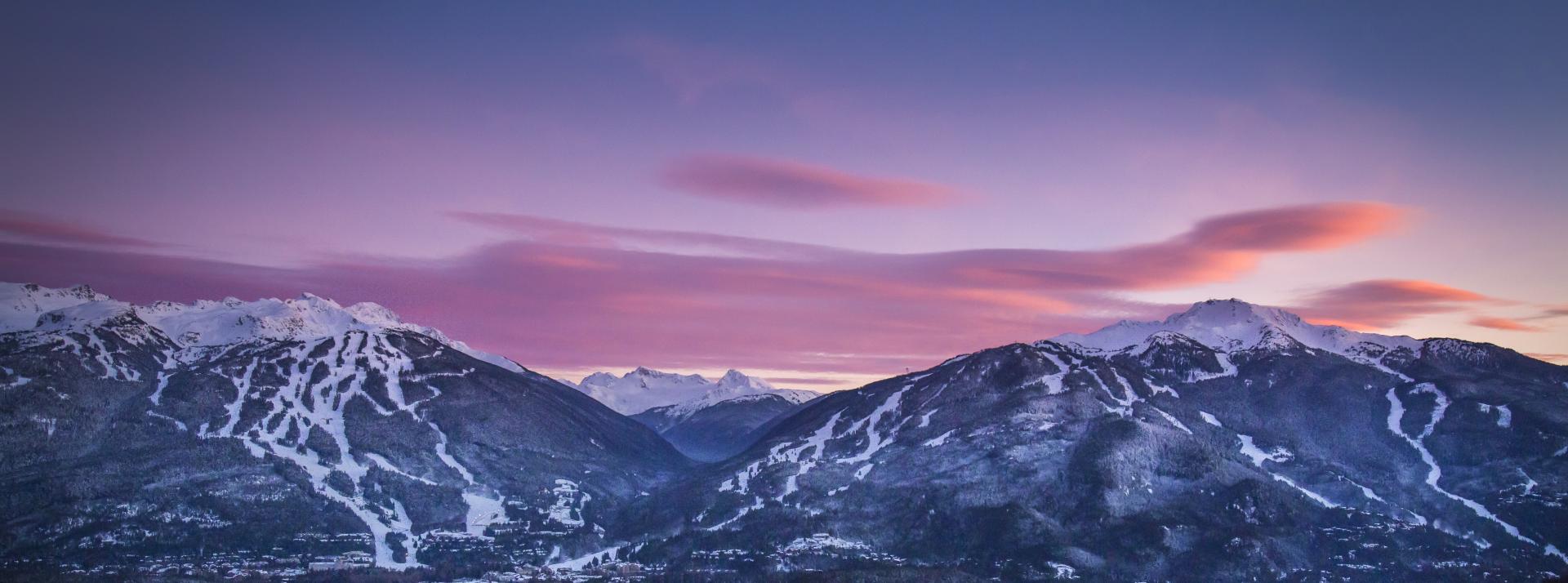 Sunset in Whistler, BC